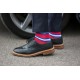 4lck fashion red socks with white and blue stripes