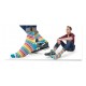 4lck colourful socks with rainbow stripes, lgbt socks