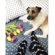 4lck.com Funny black socks with Jack Russell dog