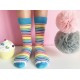 4lck colourful socks with rainbow stripes, lgbt socks