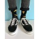 4lck black socks with Pizza motif, funny socks