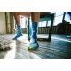 4lck blue funny socks with Dices motif, gambling