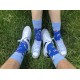 4lck Blue Socks Kite Surfing Wind surfing for Men, colourful