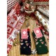 4lck Christmas green socks - gingerbread, star and christmas tree decoration