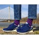 4lck blue pink violet checkered socks