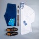 4lck Turquoise socks with yellow Ducks fashion outlook outfit set