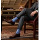 4lck colorful socks with blue flowers