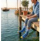 4lck Blue Socks Kite Surfing Wind surfing for Men, colourful
